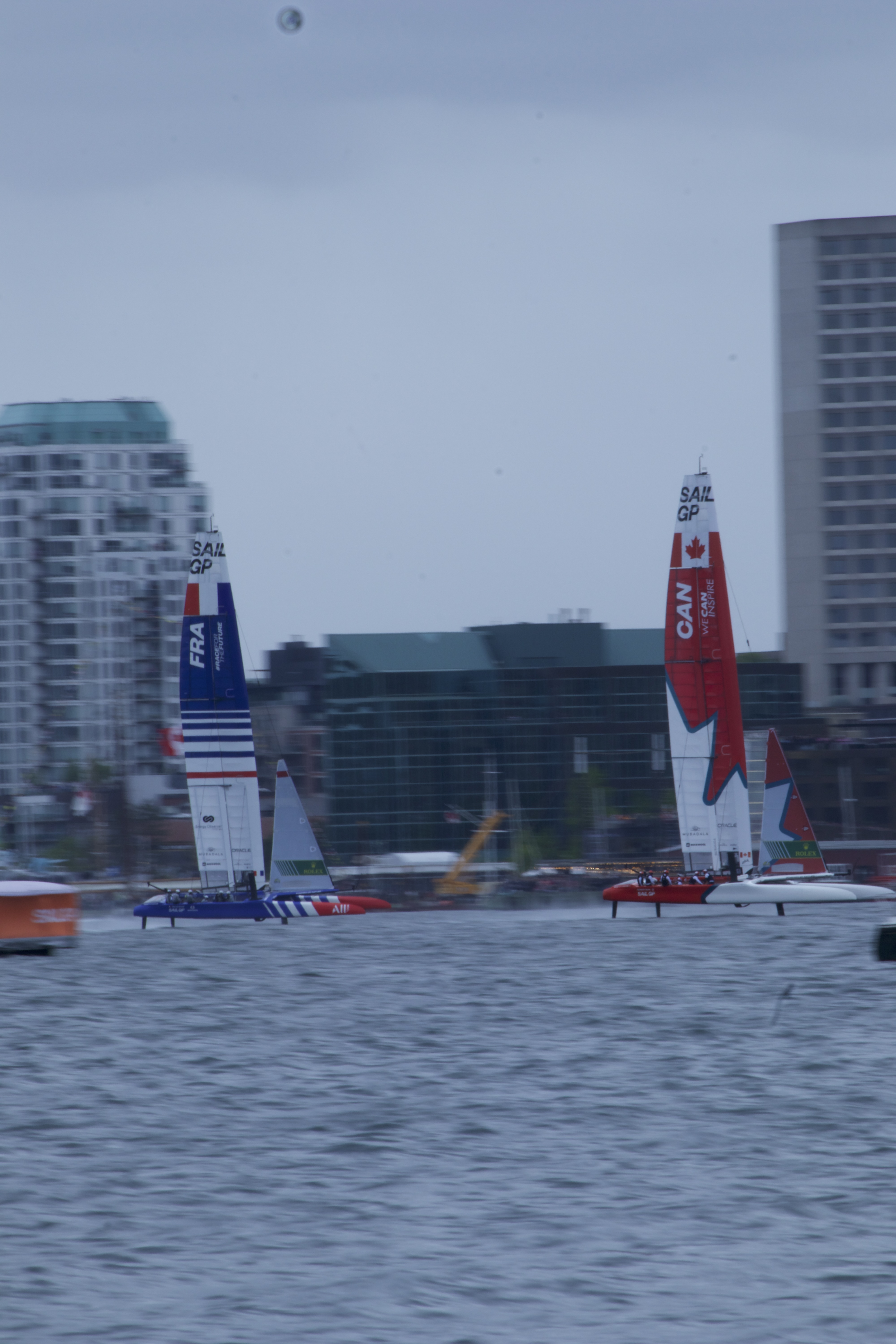 Sail GP boats flying